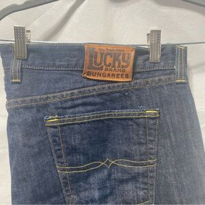 Lucky Brand Relaxed Blue Jeans with Classic Dark-Wash -Size 42